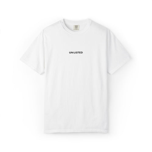 Minimal “UNLISTED” Tee