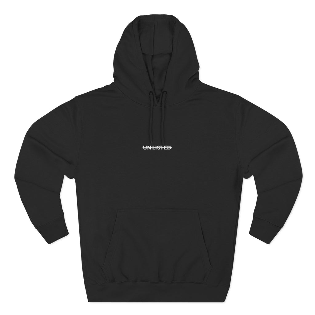 UNLISTED black Hoodie