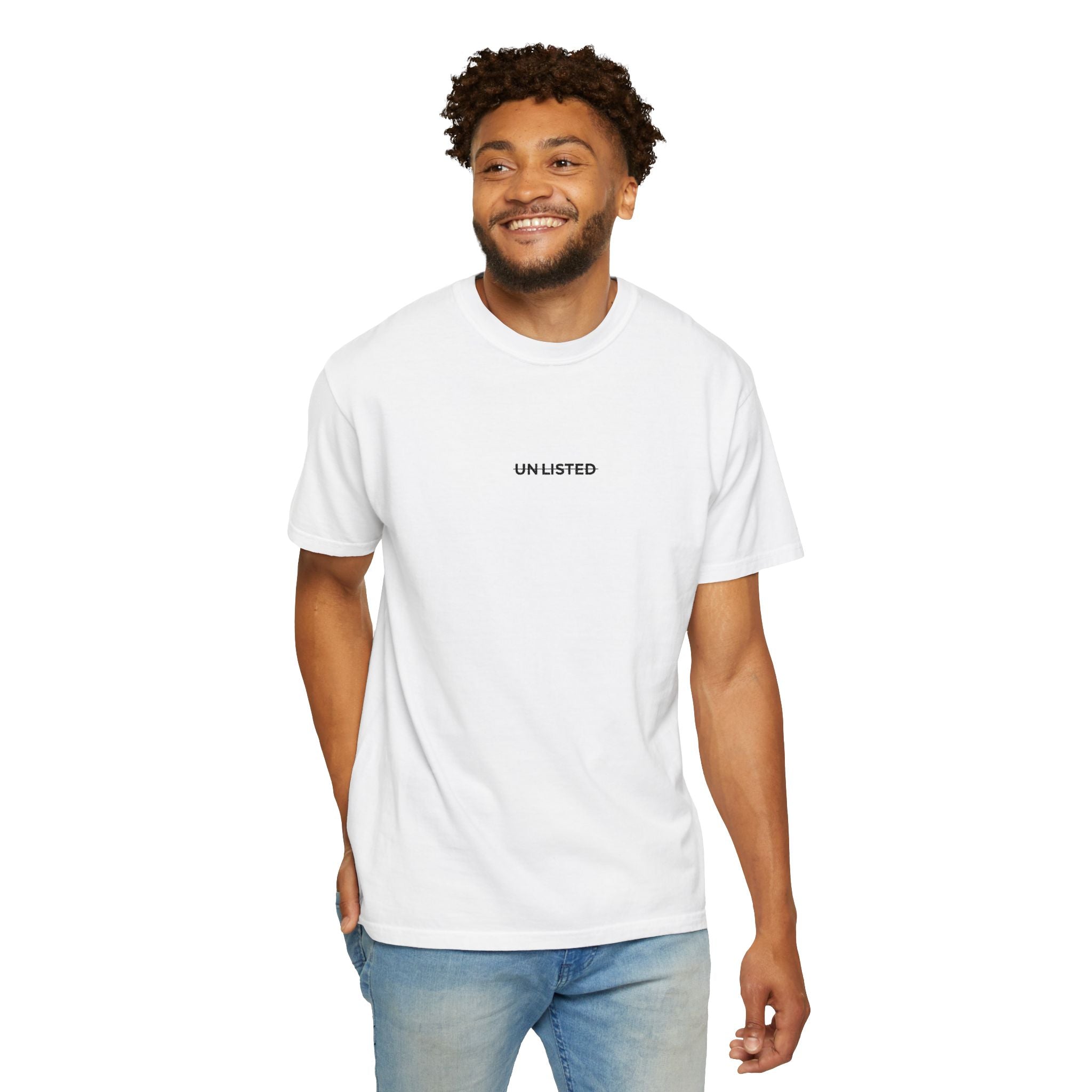 Minimal “UNLISTED” Tee